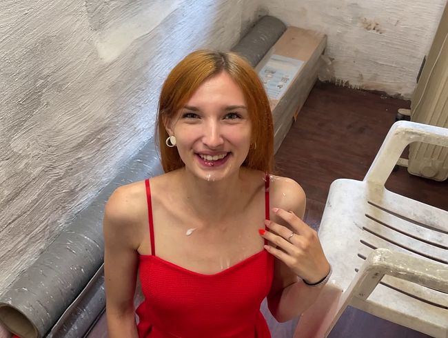 Vom Nachbarn im Keller vollgespri**t!