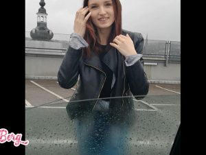 Anny Belle Porno Video: Auf dem Parkdeck abgeschleppt! Geiler Public bl*wjob im Auto!