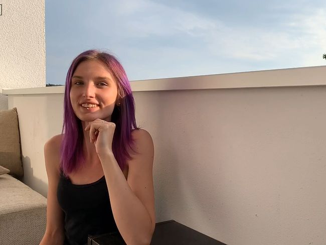 Anny Belle Porno Video: bl*wjob auf Balkonien! | EVA-BERG