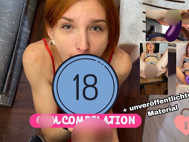 Anny Belle Porno Video: CUM Compilation! + UNVERÖFFENTLICHTES Material!